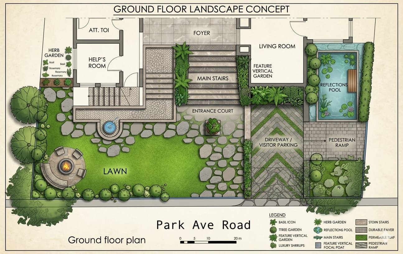 Home Garden Design at JP Nagar